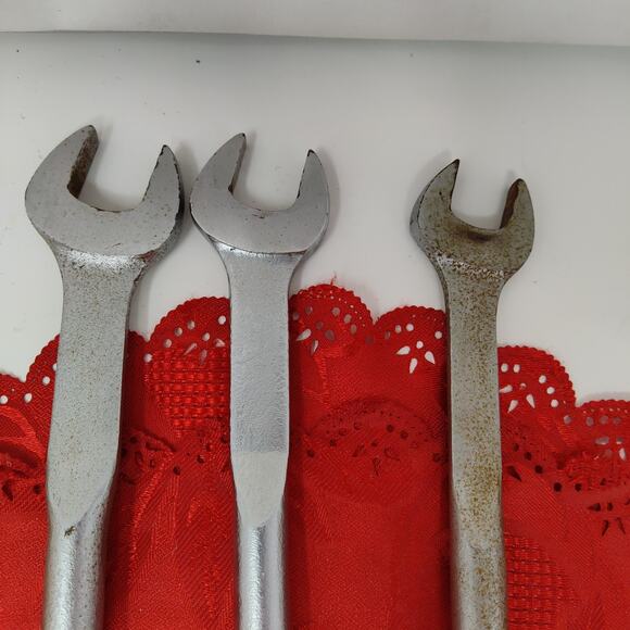 3X Snap On Tools OH Alignment Wrench 11/16 3/4 13/16” Vtg Underlined - Picture 7 of 8